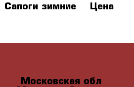  Сапоги зимние  › Цена ­ 1 000 - Московская обл., Москва г. Одежда, обувь и аксессуары » Женская одежда и обувь   . Московская обл.,Москва г.